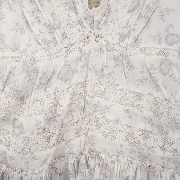 LoveShackFancy Faelith Lace & Ruffle Camisole In Chantilly Women's Size XS - NWT - Picture 6 of 12